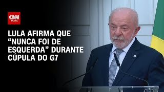 Vídeo: Lula diz a autoridades no G7 que “nunca foi esquerdista” | HORA H