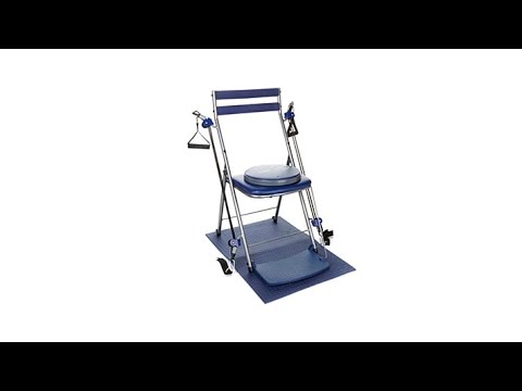 Chair Gym System with Twister Seat, Ball and DVDs