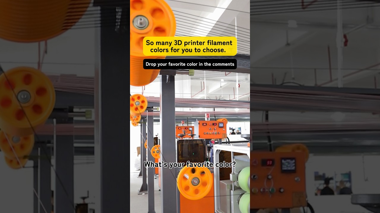 Inside a 3D Printing Filament Factory | From Raw Material to Finished Spools 🎥