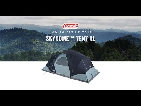 How to Set Up Your Coleman Skydome Camping Tent XL