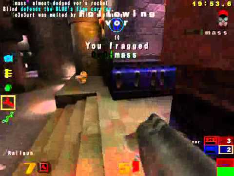 Vor shows he can handle the pressure back in Quake 3 with a last second equalising capture on w2