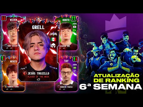 RANKING do CBLOL 6ª SEMANA! (Rework Visual 🤩) | Atualização das Lendas