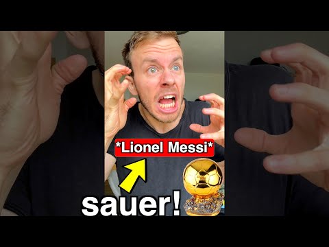 Ballon d'Or-Wahl: DARUM ist Lionel Messi STINKSAUER! 😡🏆