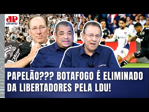 "ISSO NÃO SE FAZ!!! O Textor é um FANFARRÃO, e o Botafogo FOI CASTIGADO por..." ELIMINADO pela LDU!