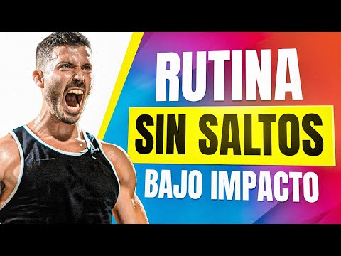 🔥 EJERCICIOS SIN IMPACTO para BAJAR DE PESO  - RUTINA SIN SALTOS EN CASA  - [SERGIO PEINADO]
