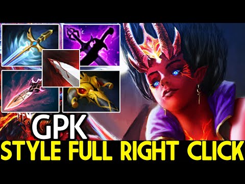 GPK [Queen of Pain] One Man Show with Full Right Click Dota 2