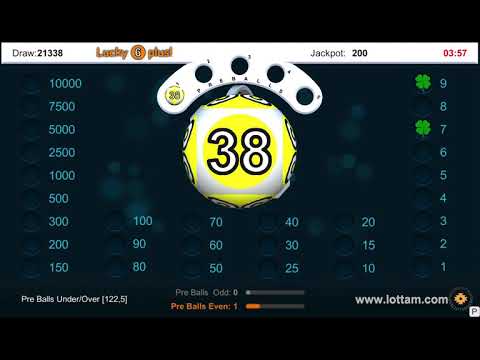 Lucky six (6) plus!  lottery - bingo - ticket - printer - scanner - محظوظ 6 - البنغو