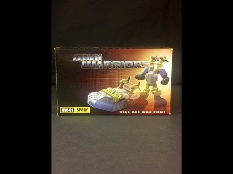 Transformers Spray (iGear Mini Warrior MW-01) Review