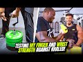 TESTING MY FINGER STRENGTH AGAINST THE STRONGEST HAND ON THE CHANNEL - KHALED