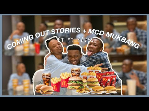 McDonald’s mukbang + our coming out stories????️‍???? #mukbang #southafrica #youtube