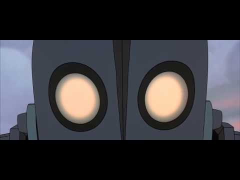 The IRON GIANT scene blast power shot