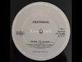 Heatwave - Posin' Til Closin' (12 inch 1981)