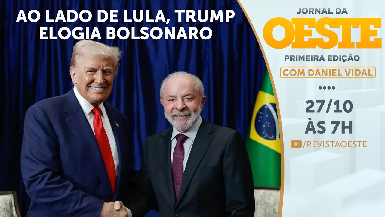 JORNAL DA OESTE - PRIMEIRA EDIÇÃO, com Daniel Vidal | 27/10/2025