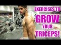 How To Get MASSIVE Triceps - 5 Key Exercises for BIGGER Triceps