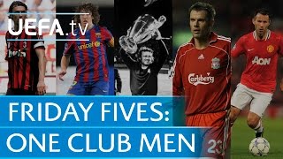 Maldini, Puyol, Giggs: 5 one-club men