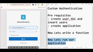 Oracle APEX Login Authentication Using Database Table | Custom Auth Scheme