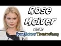 Rose McIver Comes To Camp