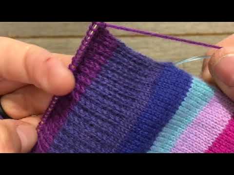 Customizable Toe Up Sock Tutorial Part 2 - The Heel Flap & Gusset