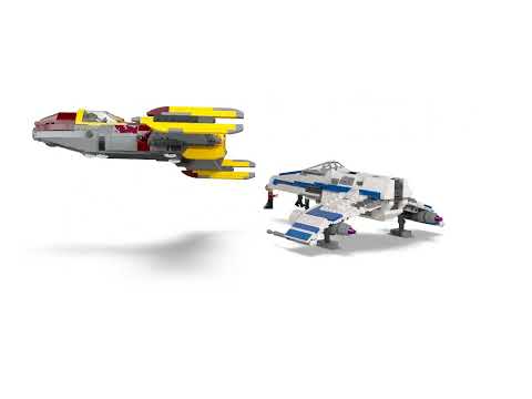 Vidéo LEGO Star Wars 75364 : L’E-wing de la Nouvelle République contre le chasseur de Shin Hati