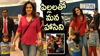 Genelia with her Kids and Ritesh Deshmukh : Cute Video - Filmyfocus.com video
