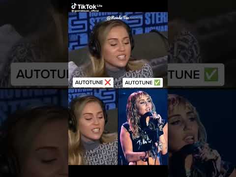 Miley Cyrus Without AUTOTUNE☺️☺️☺️#youtubeshorts