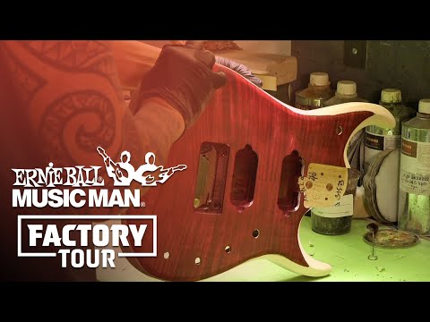 How Ernie Ball Music Man Builds Guitars | Factory Tour