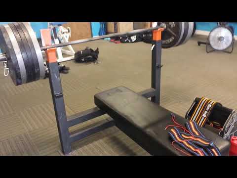 Kole Carter 585 lb raw bench press 56 years old 265kg no video of it though