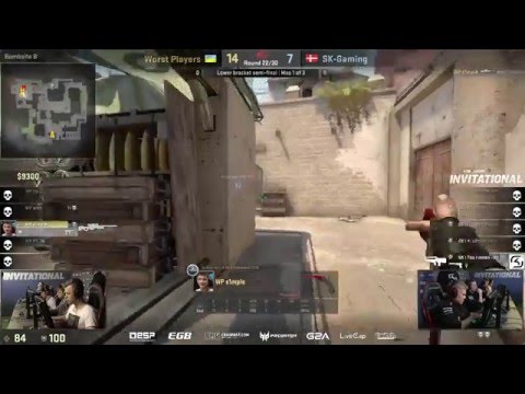 CS:GO - S1mple Amazing 1 vs 3 Clutch vs SK Gaming @ Starladder i-League