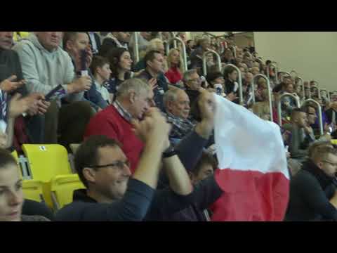 Gorąca atmosfera podczas meczu Ligi Mistrzyń Chemik Police- CSM Bukareszt w HWS Koszalin