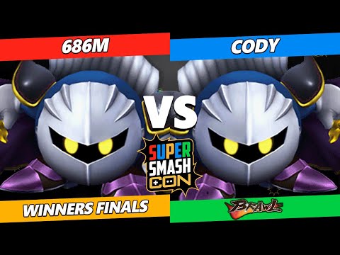 SSC 2022 Winners Finals - 686M (Meta Knight) Vs. Cody (Meta Knight) Smash Brawl Tournament