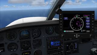 FSX SE Ultimate VFR Guam : Rota to Guam Intl Cessna C404 Part 2/3 Approach