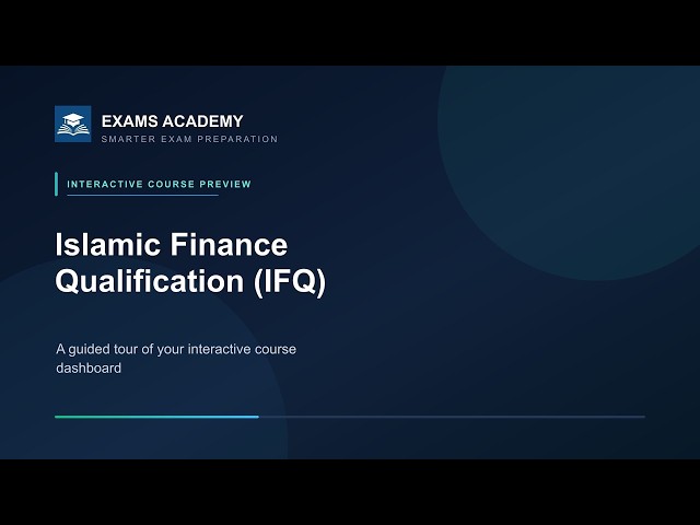 Preview of CISI Islamic Finance Qualification
