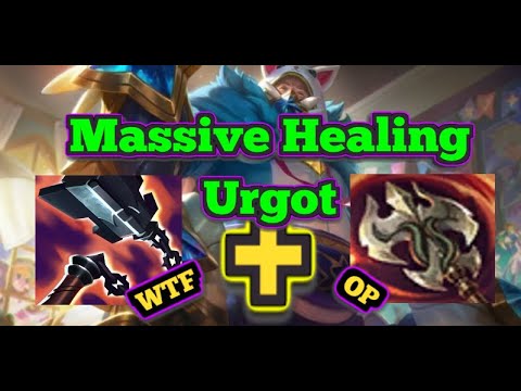 THIS URGOT BUILD HEALS FOR HOW MUCH!?!? - Urgot Top lane Season 11 Gameplay