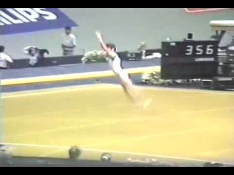 1st T ROM Celestina Popa Comp FX   1987 World Gymnastics Championships 9 775 360p