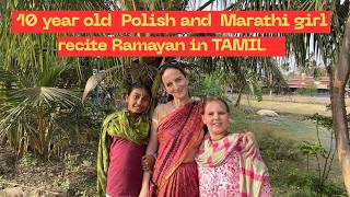 10 yo girls fluent in TAMIL and Can Recite RAMAYAN 🚩 🇮🇳