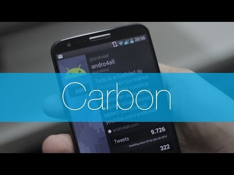 Twitter para Android: Carbon