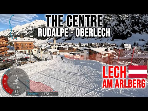 [4K] Skiing Lech am Arlberg, The Centre - Rudalpe - Oberlech, Ski Arlberg Austria, GoPro HERO13
