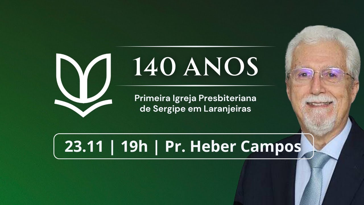 Culto em Ações de Graças pelos 140 anos PIPSE  - 23/11/2024 (Sábado Noite) - 1ª Pedro 2: 9