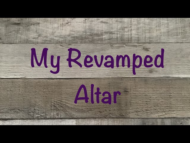 Vídeo relacionado con Laroal Tarot card stand, wooden altar display, candle holder with moon phases, Wiccan altar decor