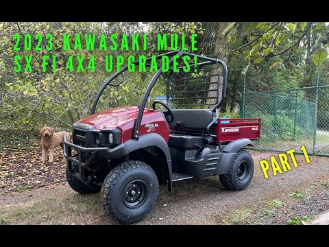 Kawasaki Mule SX 4x4 FI - Nimble, Quick & Useful UTV - Roof and Rearview Mirror install
