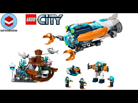 Vidéo LEGO City 60379 : Le sous-marin d’exploration en eaux profondes