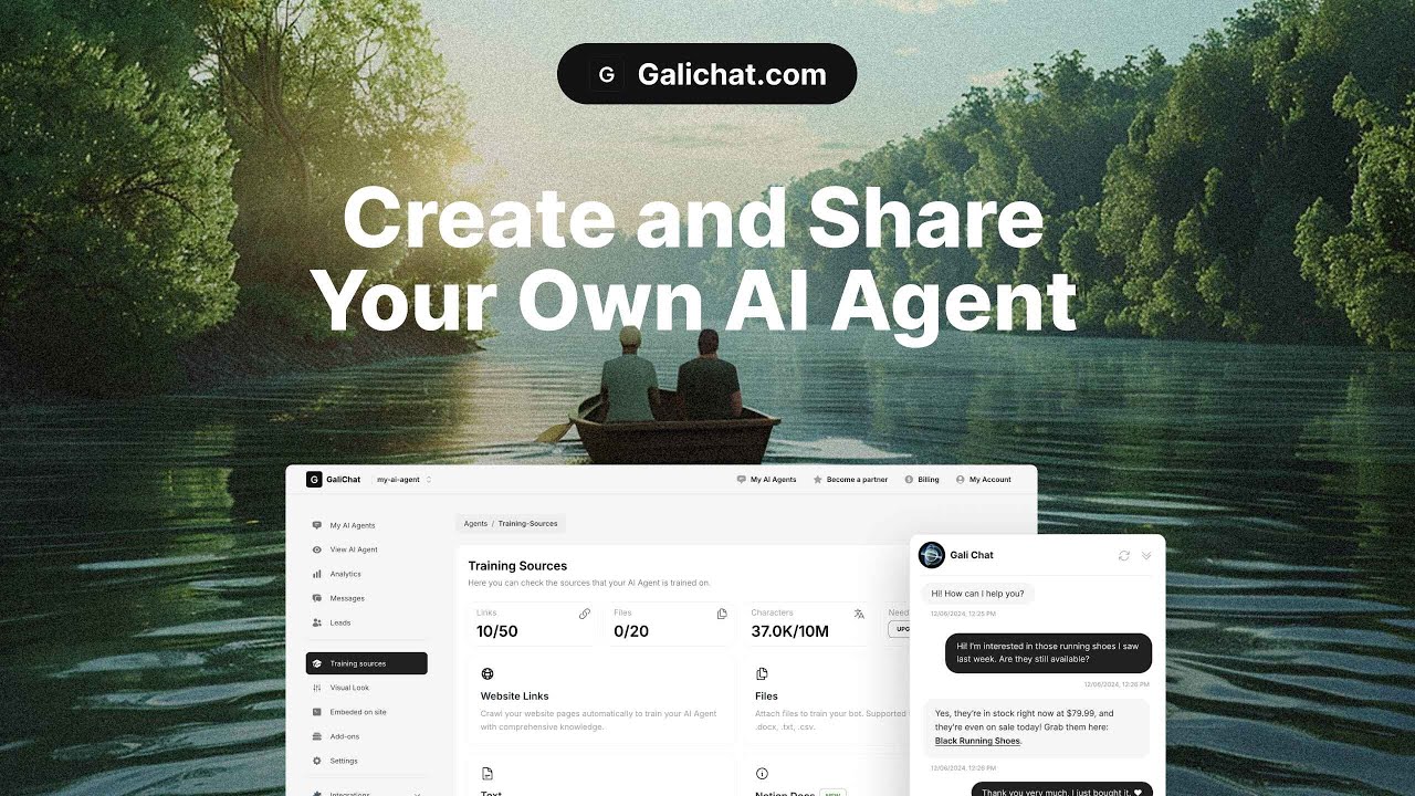 Create and Share Your Own AI Agent - GaliChat.com