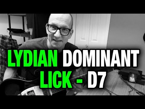 D7 Lydian Dominant Lick