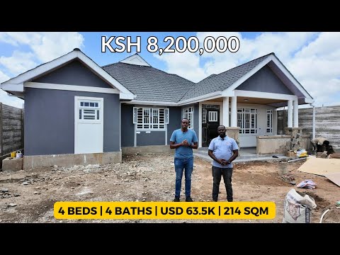 Spacious & Stylish: Inside a 4-Bedroom Precast Home in Juja!