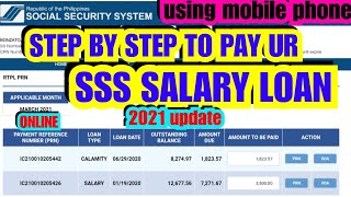 HOW TO PAY SSS SALARY LOAN? ONLINE PAYMENT USING RTPL PRN.