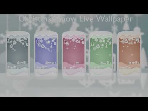 Christmas Snow Live Wallpaper Video