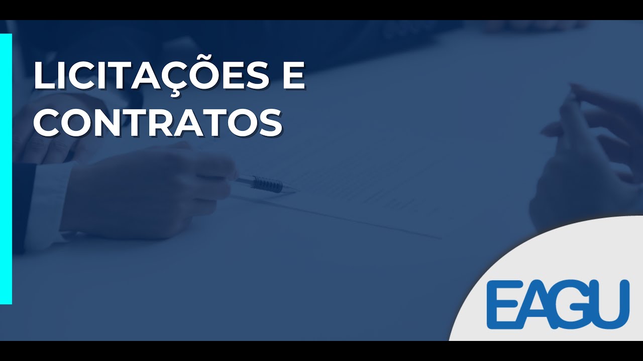 Reequilíbrio Econômico-Financeiro dos Contratos Administrativos- Ciclo de Palestras Online