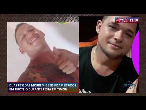 Tiroteio em festa em Timon deixa dois mortos e seis feridos 20 10 2020