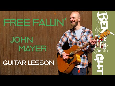 Free Fallin' - John Mayer/Tom Petty - Guitar Lesson