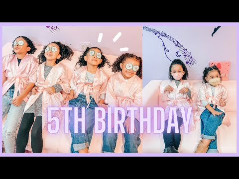 5TH BIRTHDAY SPA PARTY | SO MUCH FUN !
